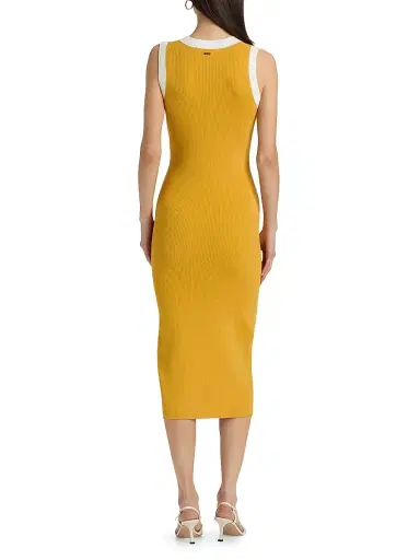 Toccin Women's Victoria Knit Tie-Waist Midi-Dress | Thumbnail 5 Toccin Women's Victoria Knit Tie-Waist Midi-Dress | Thumbnail 5