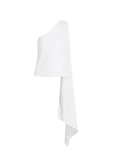 Toccin Women's Vik Stretch-Cotton One-Shoulder Top | Thumbnail 1