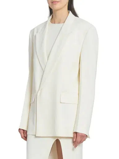 Victoria Beckham Women's Double-Breasted Tailored Jacket - | Thumbnail 4 Victoria Beckham Women's Double-Breasted Tailored Jacket - | Thumbnail 4