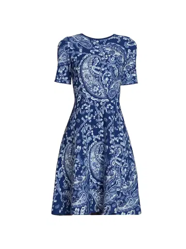 Etro Women's Paisley Knit Minidress | Thumbnail 1
