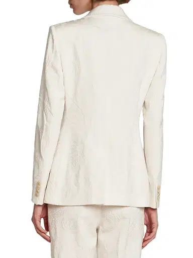 Etro Women's Paisley Embossed Two-Button Blazer | Thumbnail 5 Etro Women's Paisley Embossed Two-Button Blazer | Thumbnail 5