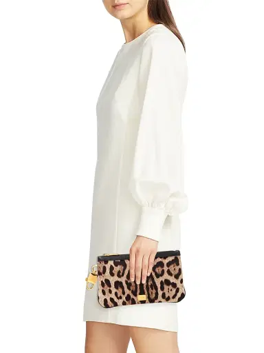 Dolce & Gabbana Women's Necessaire Leopard-Print Pouch | Thumbnail 2 Dolce & Gabbana Women's Necessaire Leopard-Print Pouch | Thumbnail 2