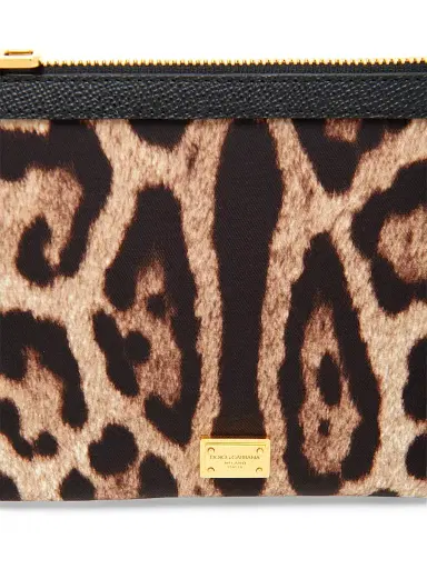 Dolce & Gabbana Women's Necessaire Leopard-Print Pouch | Thumbnail 5 Dolce & Gabbana Women's Necessaire Leopard-Print Pouch | Thumbnail 5
