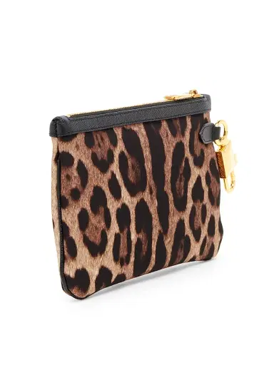 Dolce & Gabbana Women's Necessaire Leopard-Print Pouch | Thumbnail 6 Dolce & Gabbana Women's Necessaire Leopard-Print Pouch | Thumbnail 6