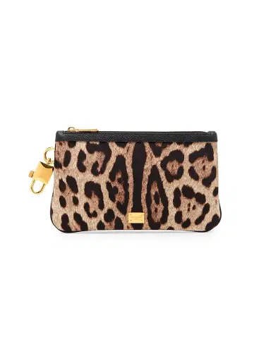 Dolce & Gabbana Women's Necessaire Leopard-Print Pouch | Thumbnail 1 Dolce & Gabbana Women's Necessaire Leopard-Print Pouch | Thumbnail 1