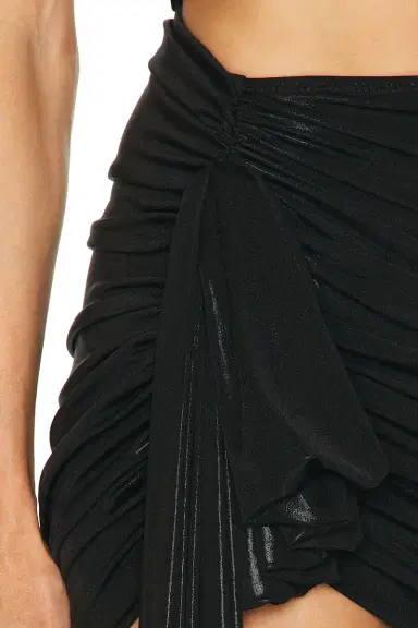 Norma Kamali Diana Bow Pickleball Skirt | Thumbnail 6 Norma Kamali Diana Bow Pickleball Skirt | Thumbnail 6