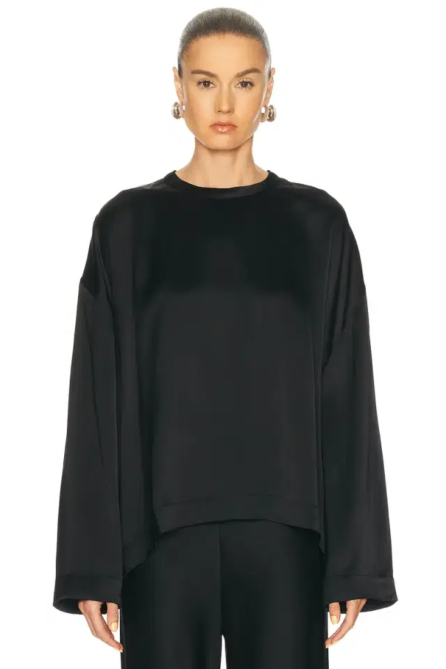 Toteme Boxy Satin Top