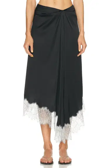 Staud Sonoma Silk Skirt | Thumbnail 1 Staud Sonoma Silk Skirt | Thumbnail 1