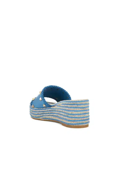 Valentino Garavani Rockstud Flatform Espadrille Slide | Thumbnail 3 Valentino Garavani Rockstud Flatform Espadrille Slide | Thumbnail 3