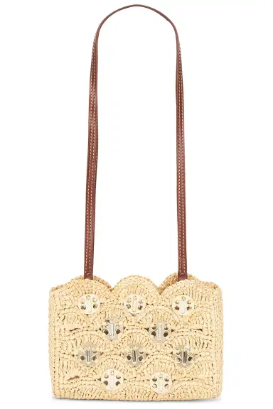 Rabanne Raffia Shoulder Bag | Thumbnail 3 Rabanne Raffia Shoulder Bag | Thumbnail 3