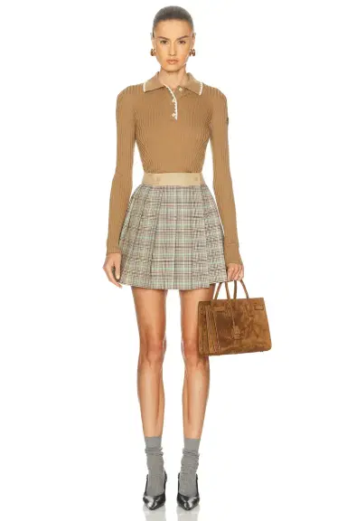 Moncler Plaid Skirt | Thumbnail 5