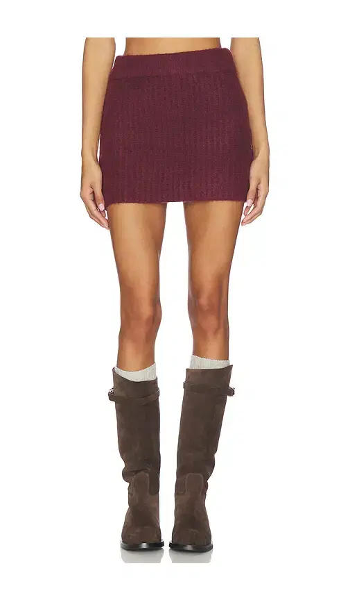 SNDYS Kenni Knit Mini Skirt