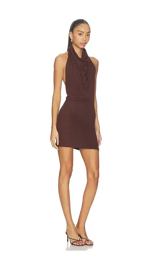 SNDYS Sonia High Neck Mini Dress