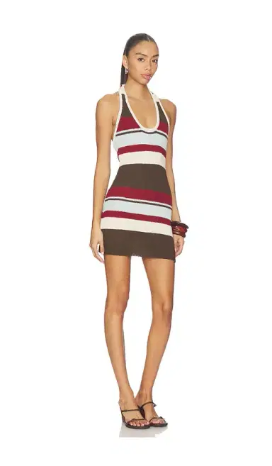 SNDYS Effie Halter Mini Dress | Thumbnail 2 SNDYS Effie Halter Mini Dress | Thumbnail 2