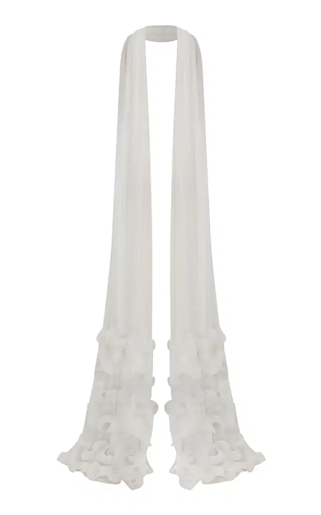 ILA Olia Chiffon Stole With Sculpted Edges