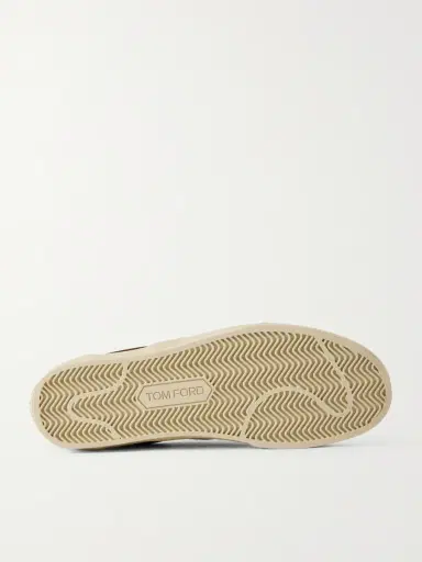 Tom Ford Perforated Suede Slip-On Sneakers - Men | Thumbnail 3 Tom Ford Perforated Suede Slip-On Sneakers - Men | Thumbnail 3