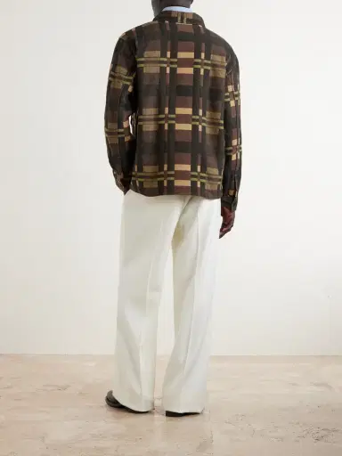 RRL Checked Cotton-Jacquard Overshirt - Men | Thumbnail 4
