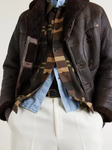 RRL Checked Cotton-Jacquard Overshirt - Men | Thumbnail 5