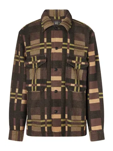 RRL Checked Cotton-Jacquard Overshirt - Men | Thumbnail 1