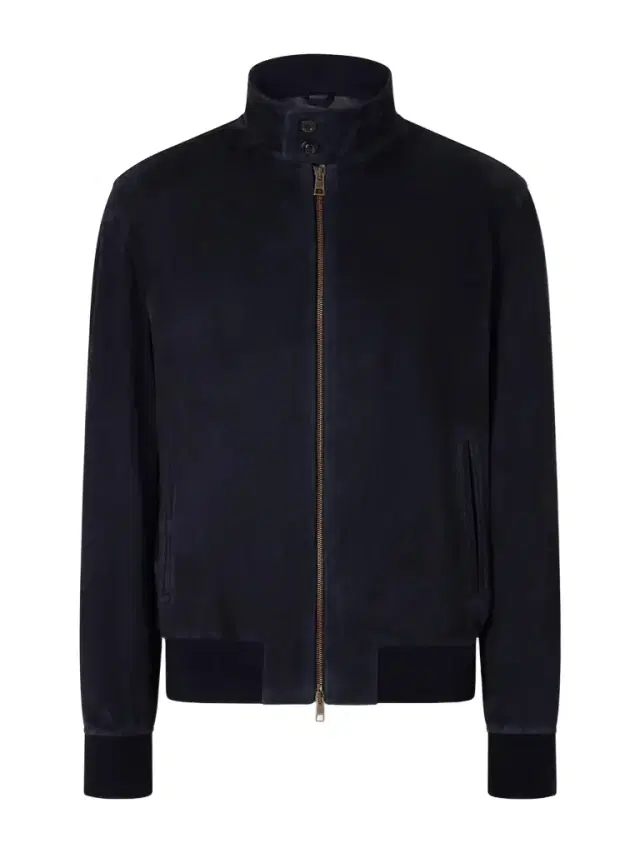 Suede Bomber Jacket - Men