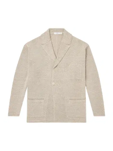 Inis Meáin Linen Cardigan - Men | Thumbnail 1 Inis Meáin Linen Cardigan - Men | Thumbnail 1