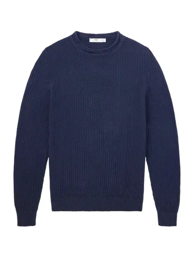 Moss Ribbed Linen and Cotton-Blend Sweater - Men