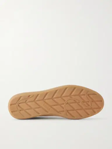 Zegna 232 Leather-Trimmed Suede Sneakers - Men | Thumbnail 2 Zegna 232 Leather-Trimmed Suede Sneakers - Men | Thumbnail 2