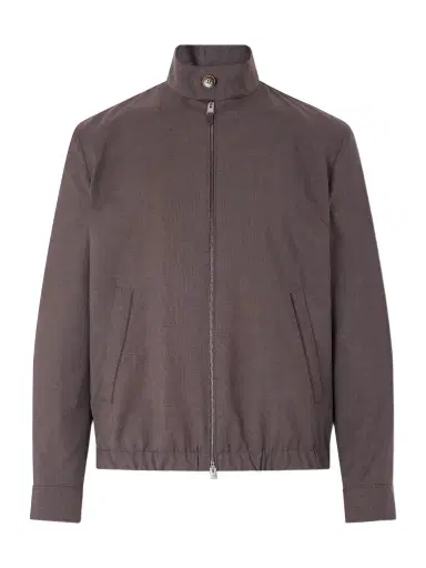 Canali Impeccabile Wool Bomber Jacket - Men | Thumbnail 1 Canali Impeccabile Wool Bomber Jacket - Men | Thumbnail 1