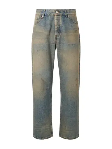 Jacquemus Le de-Nîmes Berger Straight-Leg Distressed Jeans - Men | Thumbnail 1 Jacquemus Le de-Nîmes Berger Straight-Leg Distressed Jeans - Men | Thumbnail 1