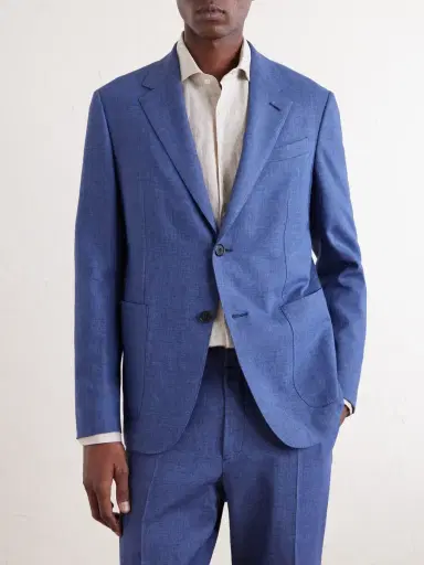 Zegna Oasi Linen Suit Jacket - Men | Thumbnail 3 Zegna Oasi Linen Suit Jacket - Men | Thumbnail 3