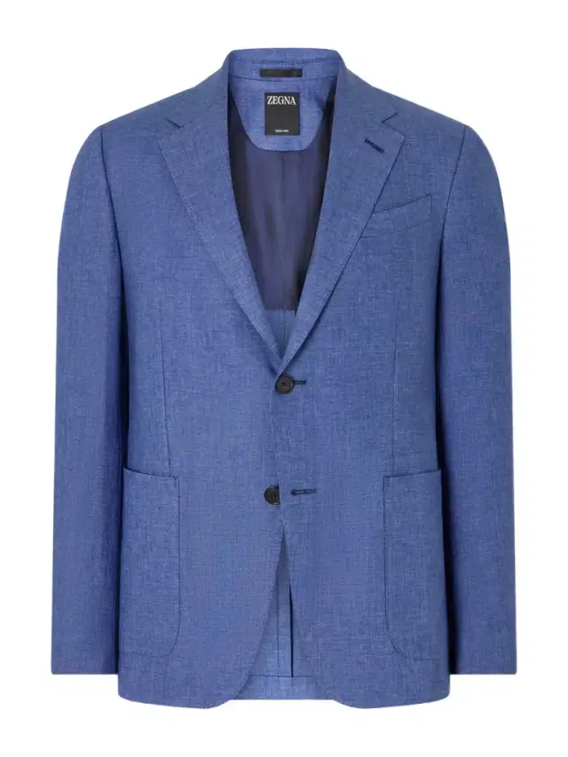 Zegna Oasi Linen Suit Jacket - Men