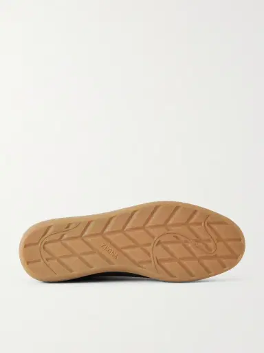 Zegna 232 Leather-Trimmed Suede Sneakers - Men | Thumbnail 2 Zegna 232 Leather-Trimmed Suede Sneakers - Men | Thumbnail 2