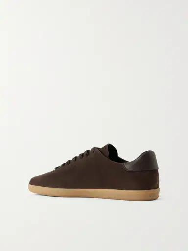 Zegna 232 Leather-Trimmed Suede Sneakers - Men | Thumbnail 4 Zegna 232 Leather-Trimmed Suede Sneakers - Men | Thumbnail 4