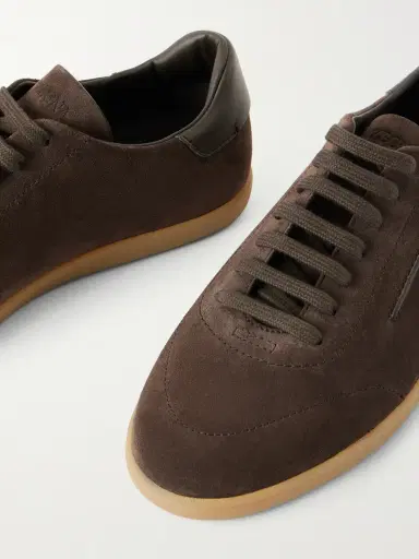 Zegna 232 Leather-Trimmed Suede Sneakers - Men | Thumbnail 5 Zegna 232 Leather-Trimmed Suede Sneakers - Men | Thumbnail 5