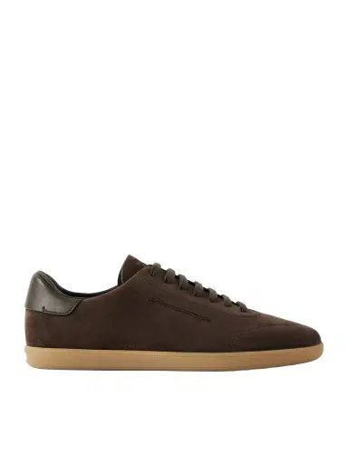 Zegna 232 Leather-Trimmed Suede Sneakers - Men | Thumbnail 1 Zegna 232 Leather-Trimmed Suede Sneakers - Men | Thumbnail 1