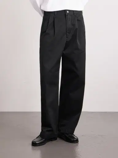 Human Made Wide-Leg Logo-Embroidered Pleated Cotton-Twill Chinos - Men | Thumbnail 3 Human Made Wide-Leg Logo-Embroidered Pleated Cotton-Twill Chinos - Men | Thumbnail 3