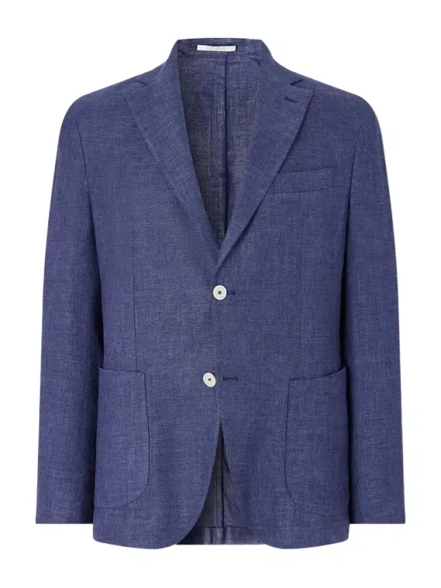ELEVENTY Stretch-Linen, Wool and Silk-Blend Suit Jacket - Men