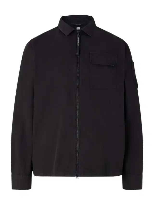 Logo-Appliquéd Organic Cotton-Gabardine Overshirt - Men
