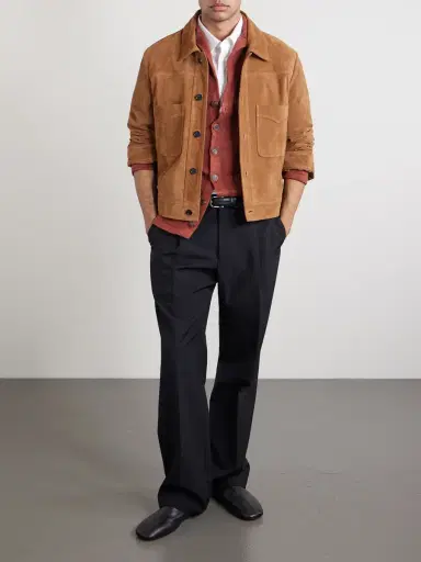 Inis Meáin Pub Jacket Linen Cardigan - Men | Thumbnail 2 Inis Meáin Pub Jacket Linen Cardigan - Men | Thumbnail 2