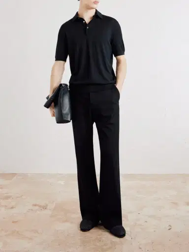 Zegna Wool Polo Shirt - Men | Thumbnail 2