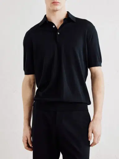 Zegna Wool Polo Shirt - Men | Thumbnail 3
