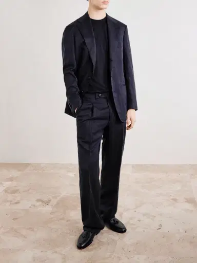 Zegna Cotton and Silk-Blend Jersey T-Shirt - Men | Thumbnail 2
