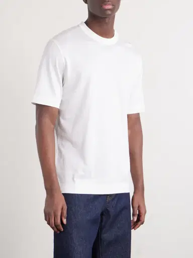 Zegna Cotton and Silk-Blend Jersey T-Shirt - Men | Thumbnail 3