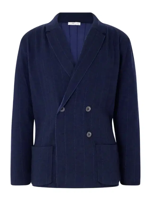 Double-Breasted Striped Wool, Cashmere and Cotton-Blend Blazer - Men