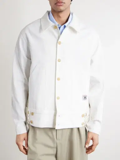 BODE Knolly Brook Logo-Appliquéd Cotton-Twill Jacket - Men | Thumbnail 3