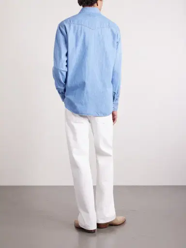 NN07 Ricky 50015 Denim Western Shirt - Men | Thumbnail 4 NN07 Ricky 50015 Denim Western Shirt - Men | Thumbnail 4