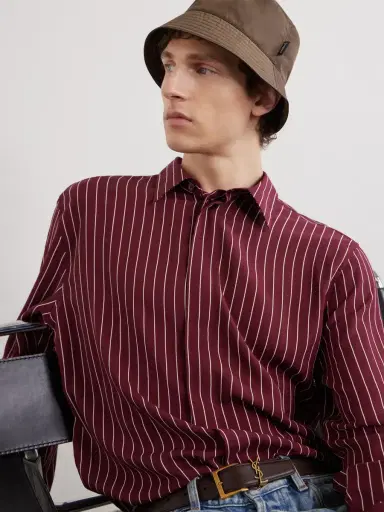 Saint Laurent Recycled Shell Bucket Hat - Men | Thumbnail 2