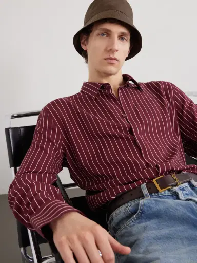 Saint Laurent Recycled Shell Bucket Hat - Men | Thumbnail 4