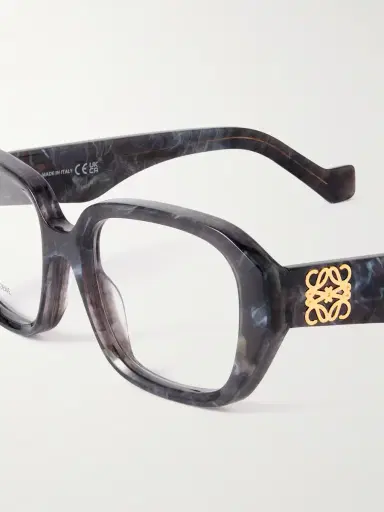 Loewe Anagram Geometric Acetate Glasses - Men | Thumbnail 4 Loewe Anagram Geometric Acetate Glasses - Men | Thumbnail 4