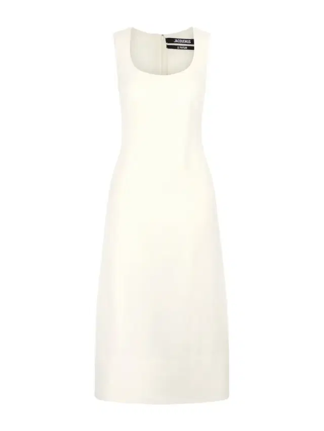 Tablier Linen-blend Midi Dress